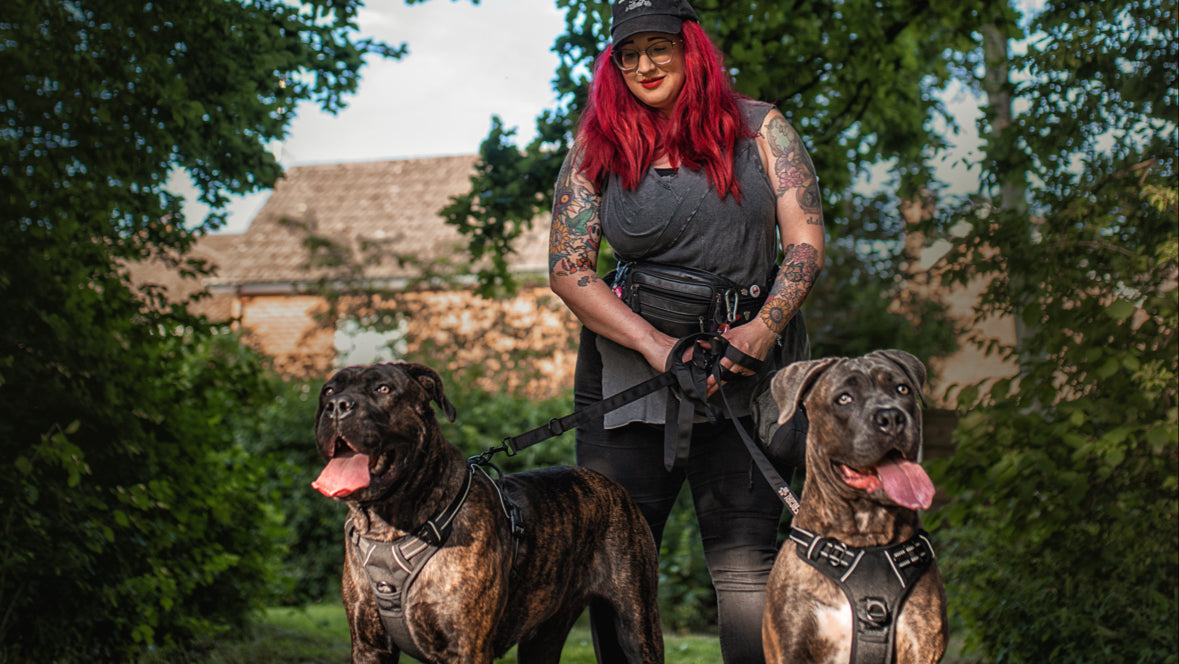 Biker Girl Dog Trainer